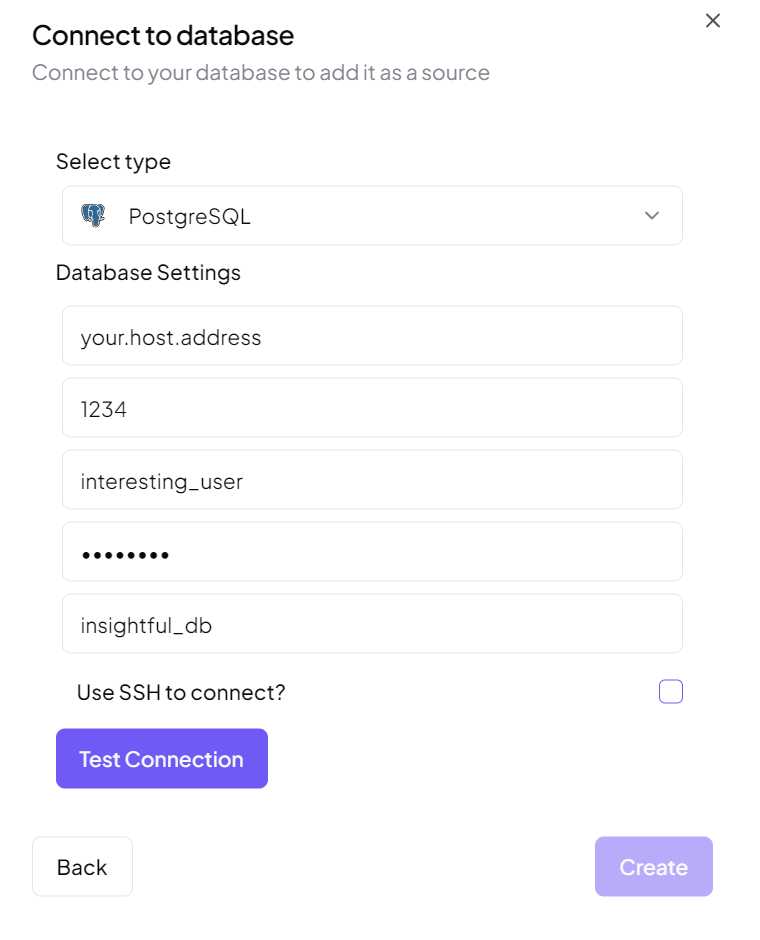 Add database form field